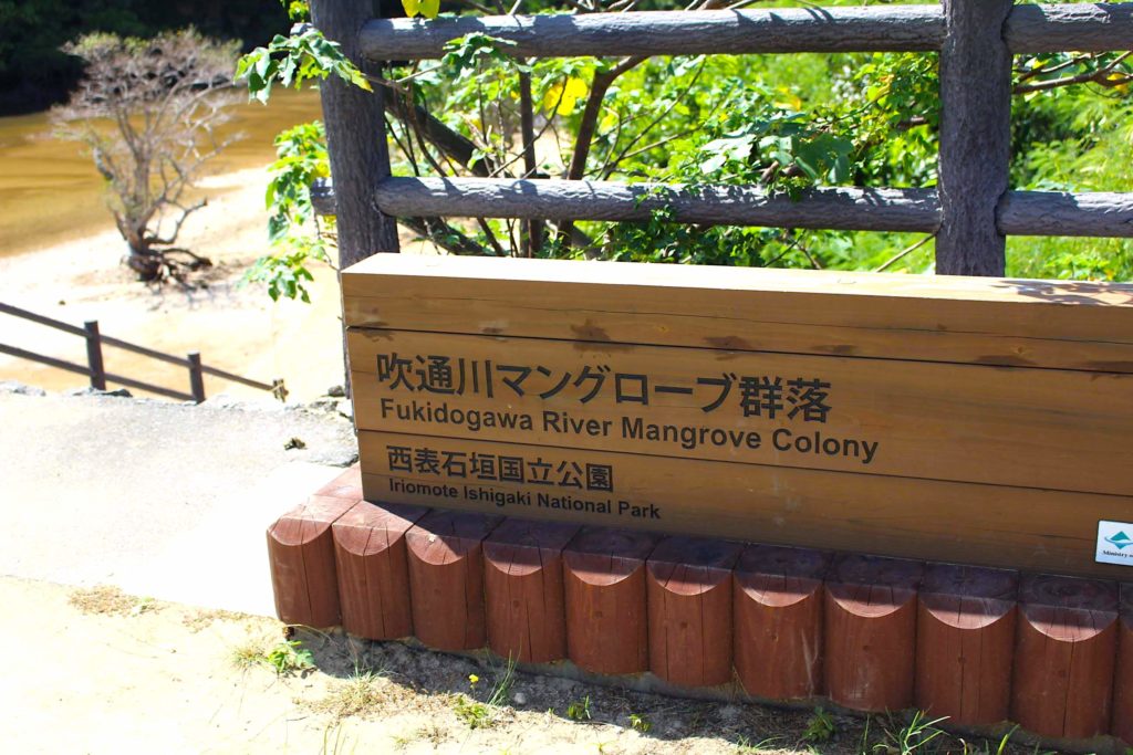 吹通川マングローブ看板