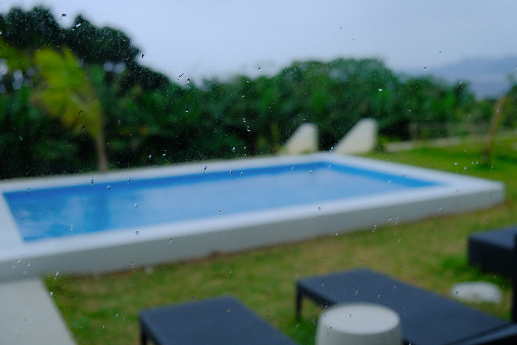 小雨の多い冬の石垣島