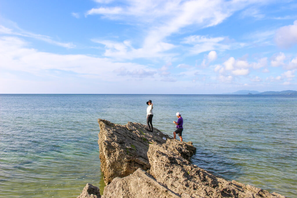 海のテラス釣り初級