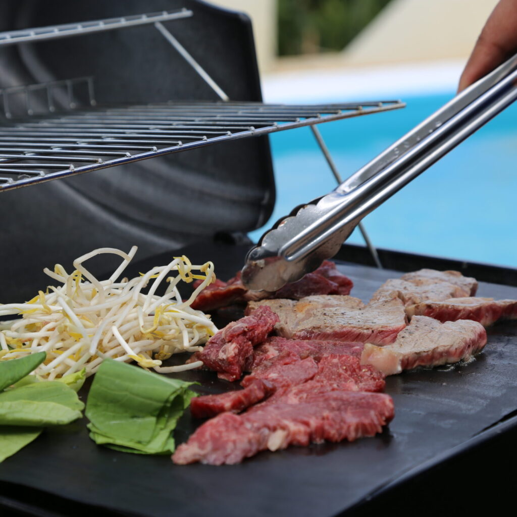 プライベート空間でのBBQ