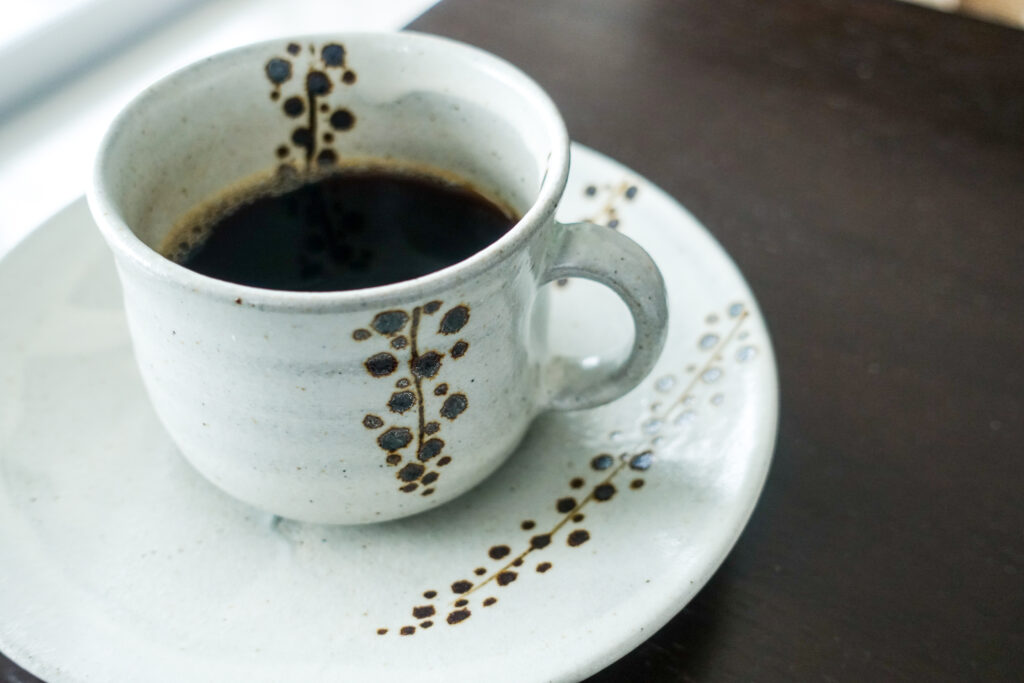 さんぴん工房のコーヒーカップ&ソーサ―