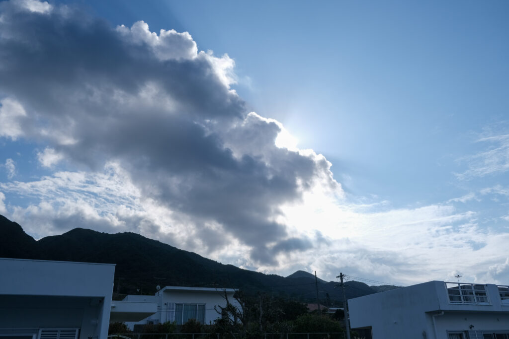 1月の石垣島の空