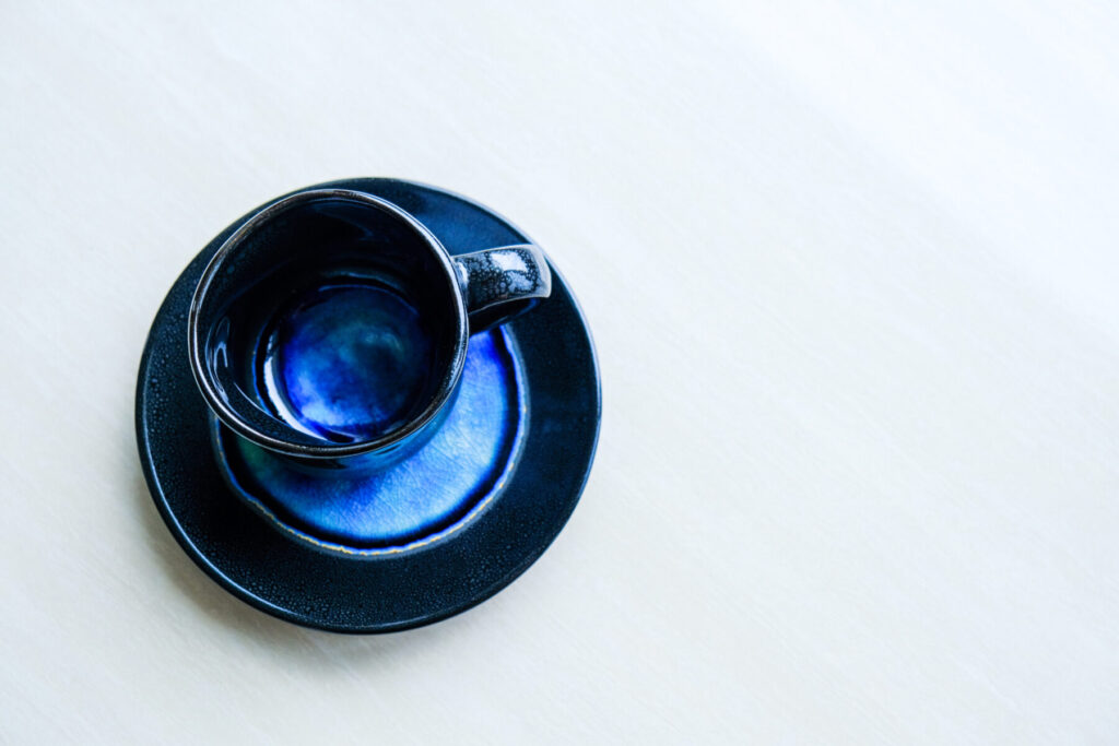 石垣焼のコーヒーカップ